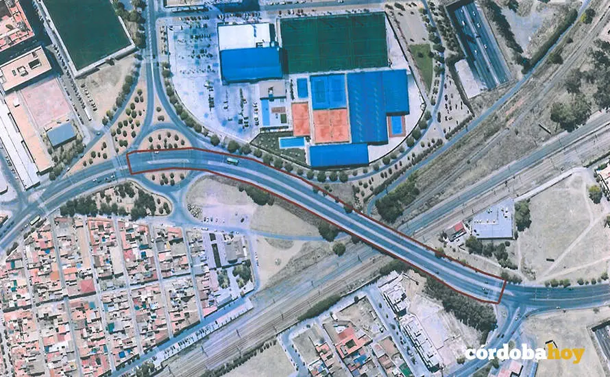 Tramo de la A-431 que el Ayuntamiento le pide a la Junta que le transfiera la titularidad