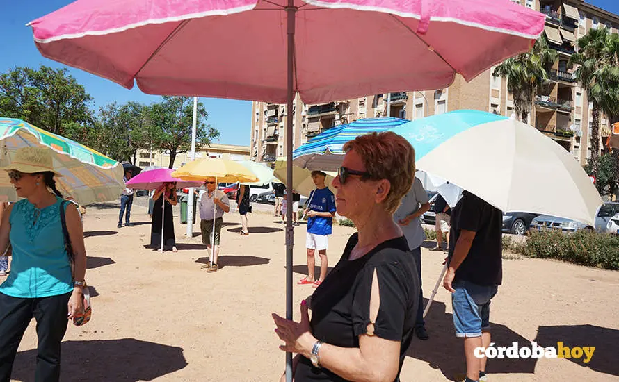 Protesta en la Plaza de las Artes