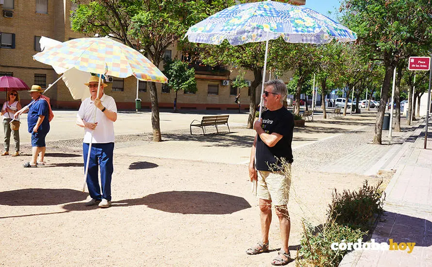 Protesta en la Plaza de las Artes