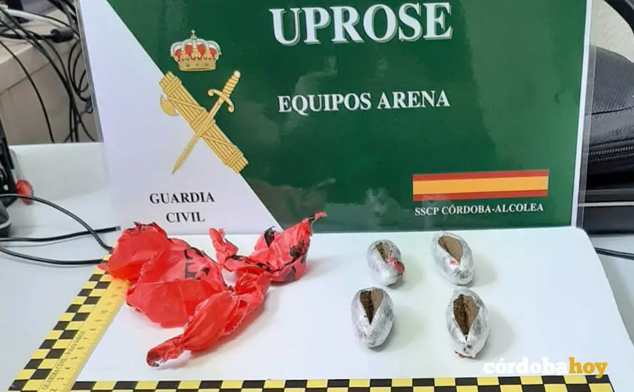 Droga aprehendida a la mujer en el Centro Penitenciario de C&oacute;rdoba