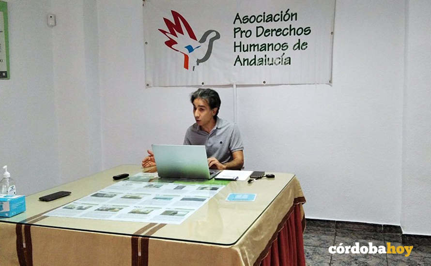 El delegado provincial de APDH-A en Córdoba, Carlos Arce