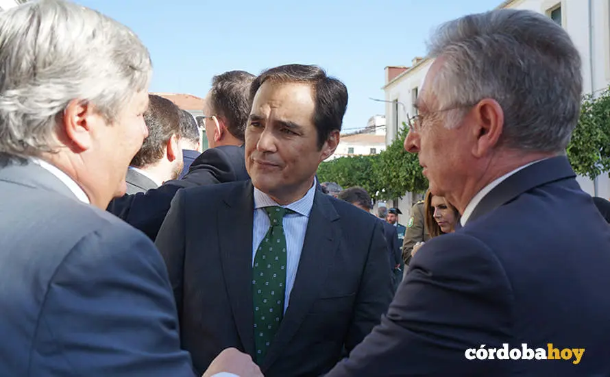 Fernando Sobr&oacute;n, Jos&eacute; Antonio Nieto y Francisco de Paula S&aacute;nchez Zamorano