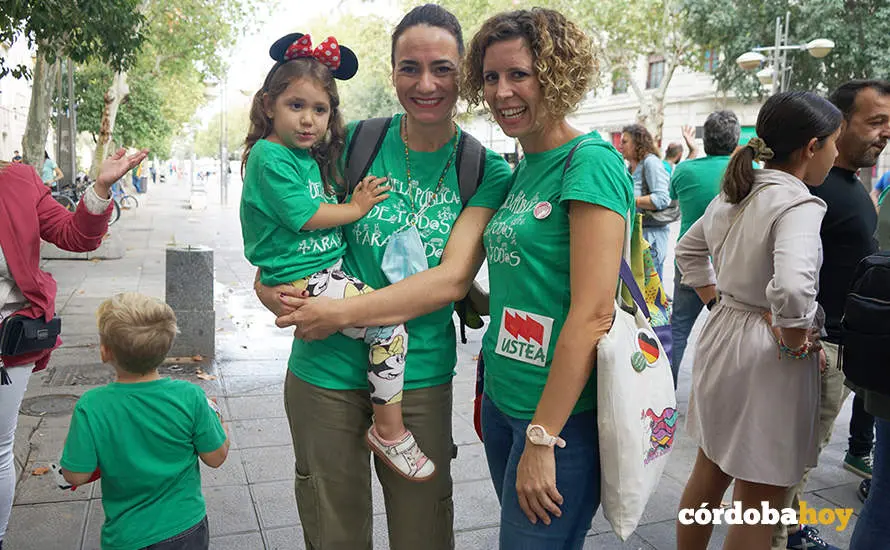 Concentraci&oacute;n por la educaci&oacute;n p&uacute;blica, en una imagen de archivo