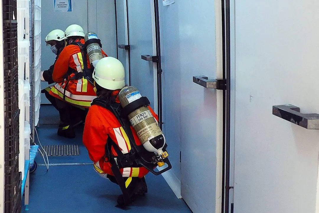 Simulacro de incendio en el Hospital Comarcal Infanta Margarita de Cabra