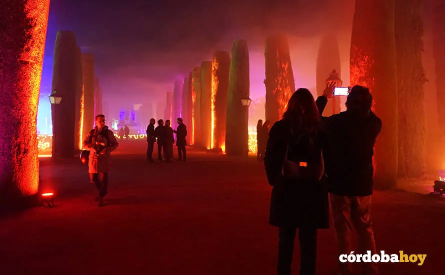 Espect&aacute;culo de luz, imagen y sonido del Alc&aacute;zar de los Reyes Cristianos de C&oacute;rdoba, Naturaleza Encendida 'Ra&iacute;ces'