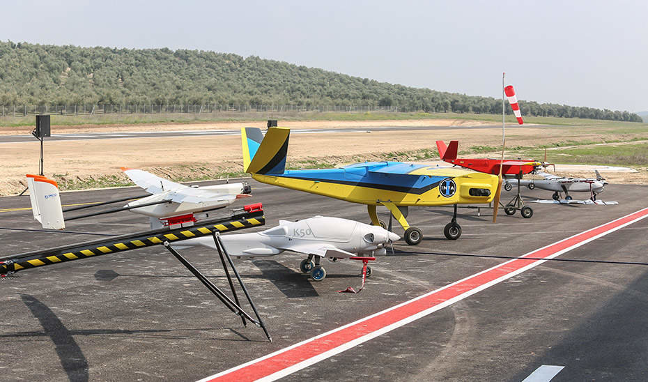Drones en el Centro de Vuelos Experimentales con Aviones no Tripulados-ATLAS de Villacarrillo