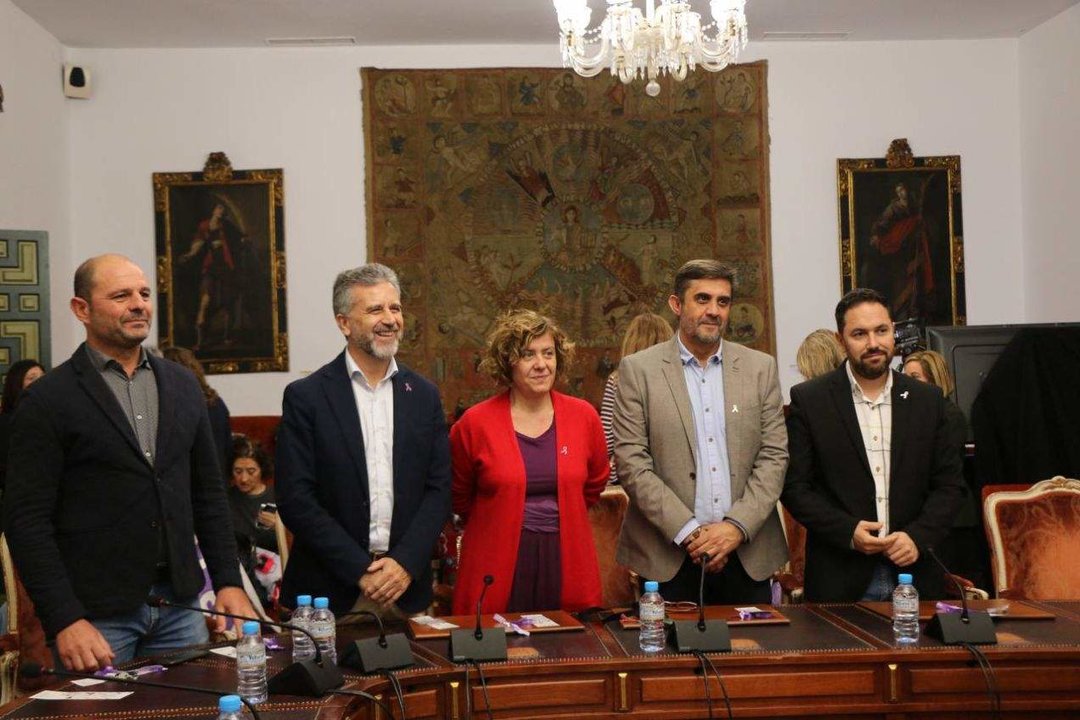 Los diputados de IU en la Diputación de Córdoba