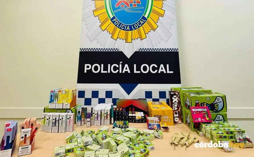 Petardos intervenidos por la Polic&iacute;a Local en enero de 2023
