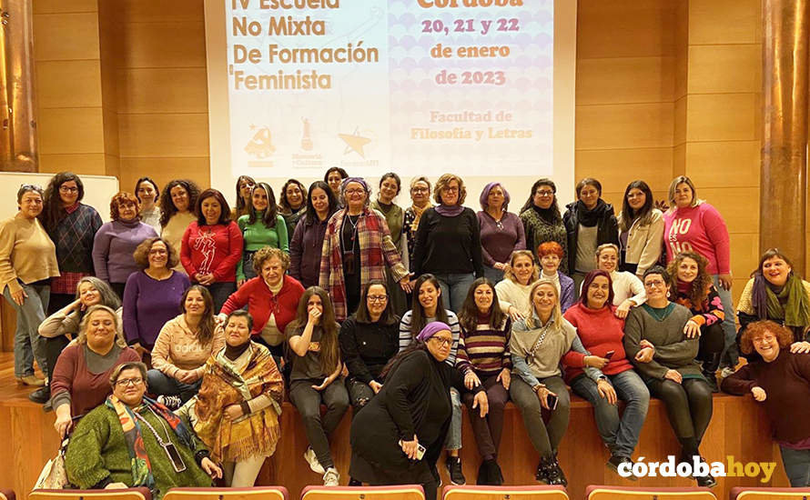 Participantes en la escuela Feminista del PCA en Córdoba