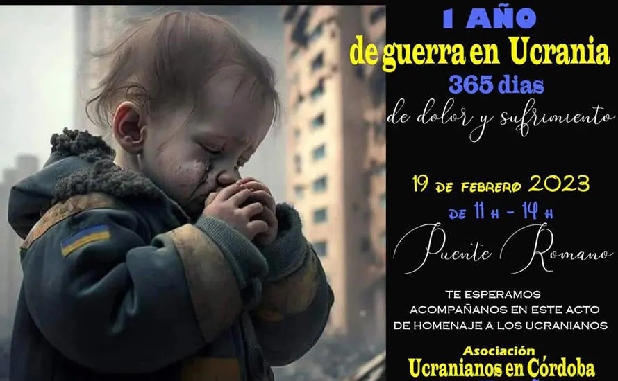 Conmemoraci&oacute;n de un a&ntilde;o de guerra en Ucrania