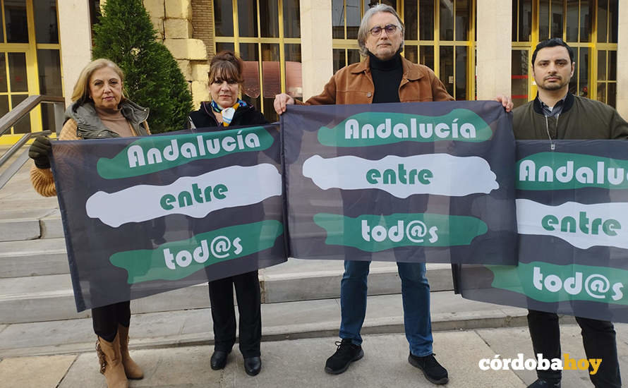 Parte de la candidatura de Andalucía Entre tod@s para las municipales