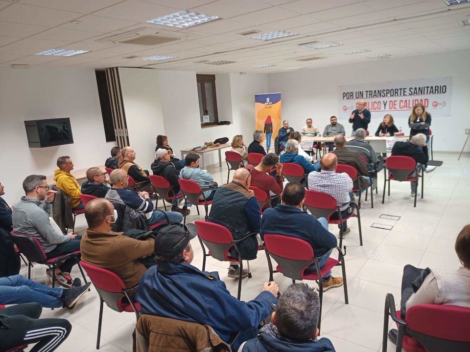 Asamblea por la gestión del transporte sanitario provincial en Córdoba