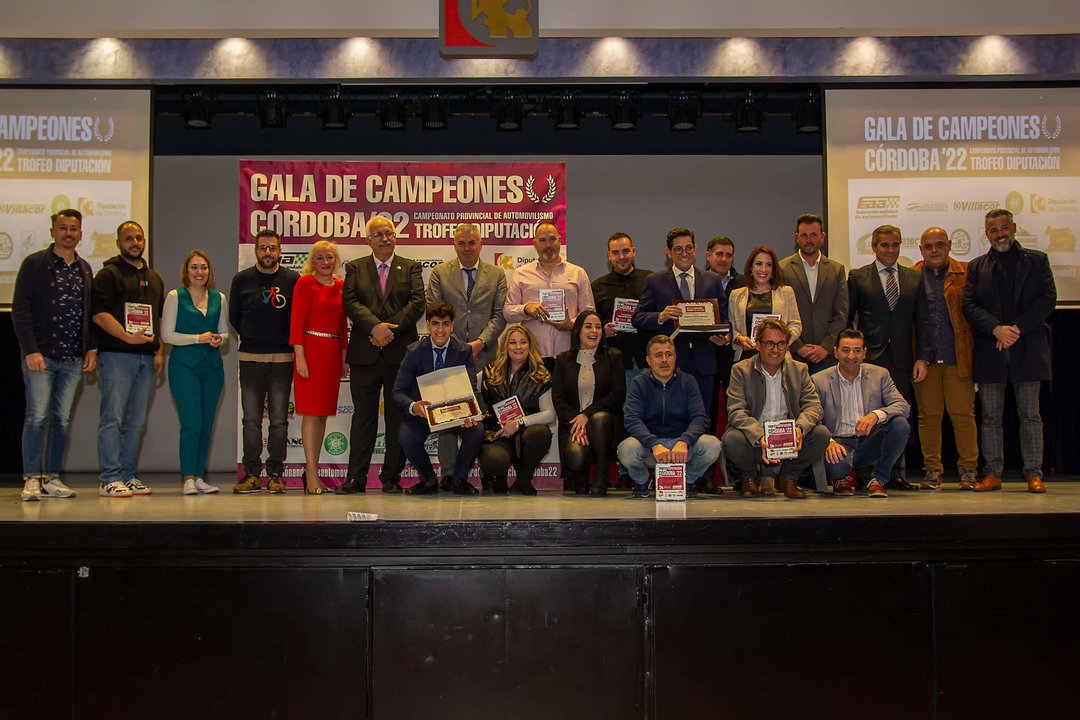 Gala de campeones Copa de la Diputación de aumovilismo