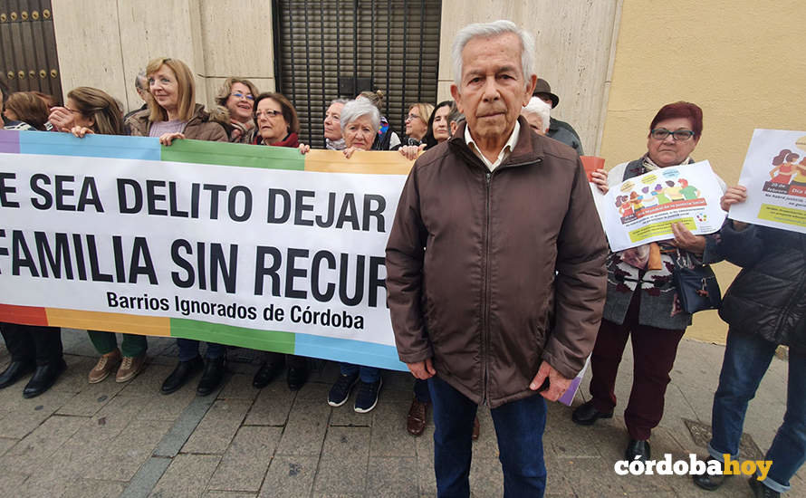 Francisco Povedano Cáliz, miembro de la organización andaluza de Barrios Ignorados en Córdoba