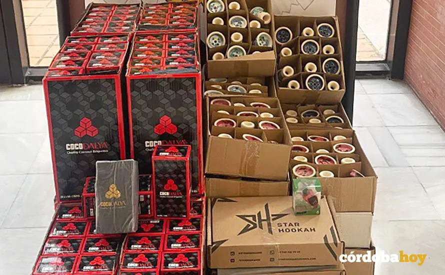 Algunos de los productos incautados por la Polic&iacute;a Local