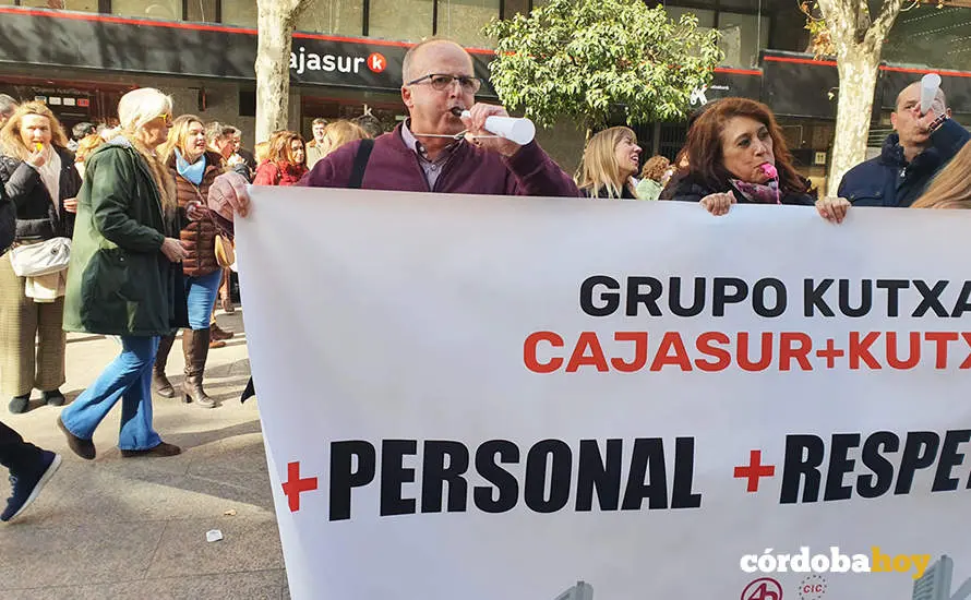 Primera huelga de Cajasur en su historia