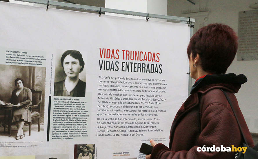 Inaguración de la exposición 'Historia y memoria con nombre de mujer' en la Diputación de Córdoba