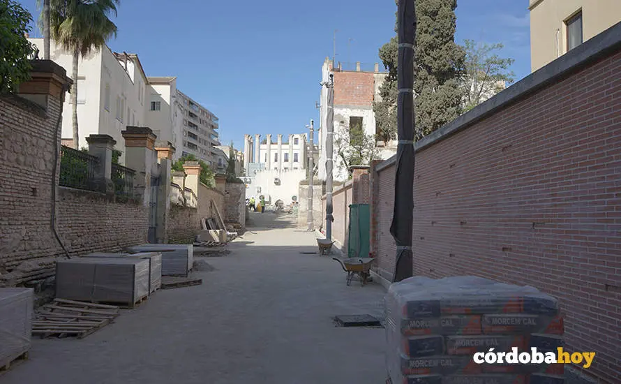 As&iacute; est&aacute; quedando el nuevo acceso a Orive por Capitulares