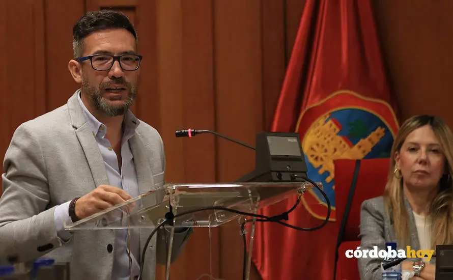 Jos&eacute; Antonio Romero, en el debate del estado de la ciudad FOTO RAFA MELLADO SENIOR