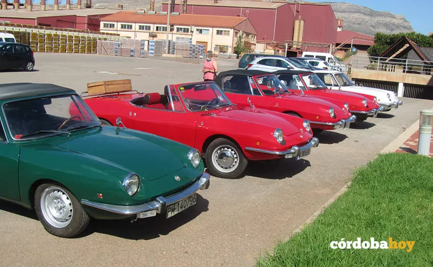 Varios 850  Coup&eacute; y Spideren aparcados FOTO CLUB 850 COUP&Eacute; Y SPIDER DE ESPA&Ntilde;A