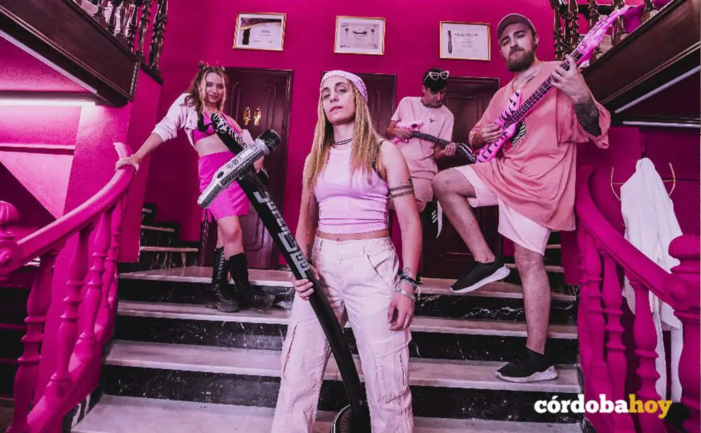 El grupo cordob&eacute;s Dreadsistance, en la grabaci&oacute;n del video 'Gilipollas'