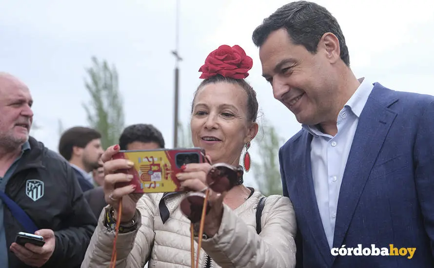Juanma Moreno en la Feria 2023