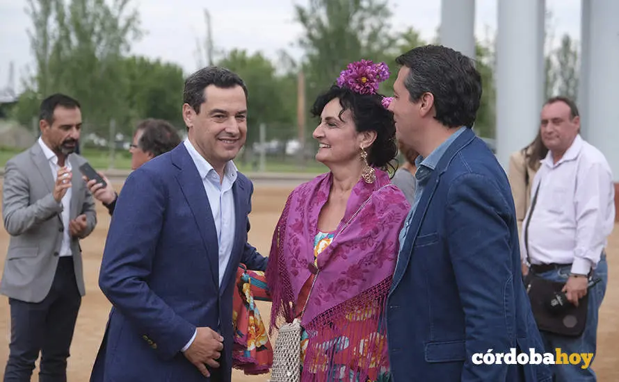 Juanma Moreno en la Feria 2023