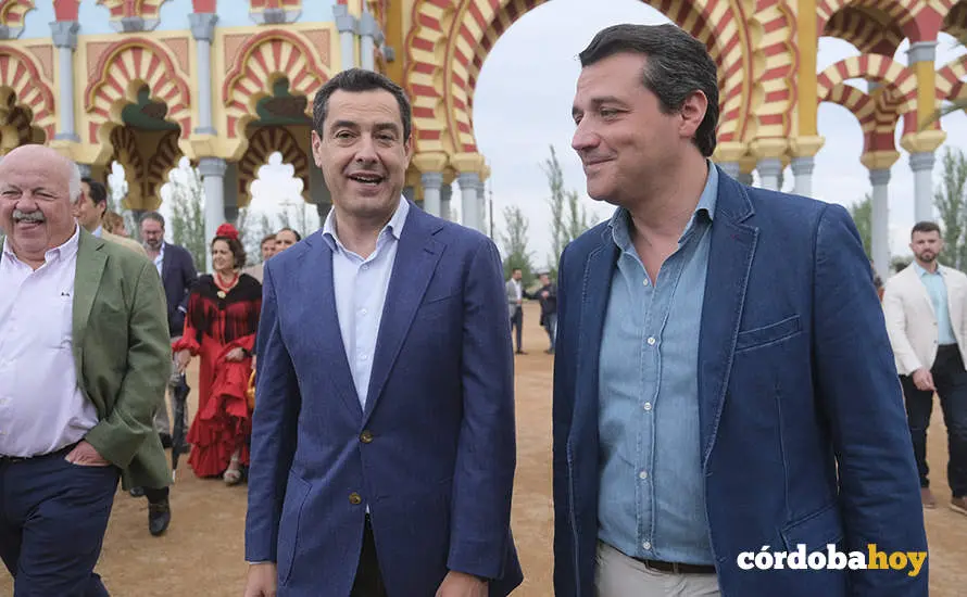Juanma Moreno en la Feria 2023