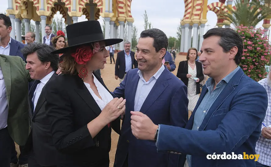 Juanma Moreno en la Feria 2023