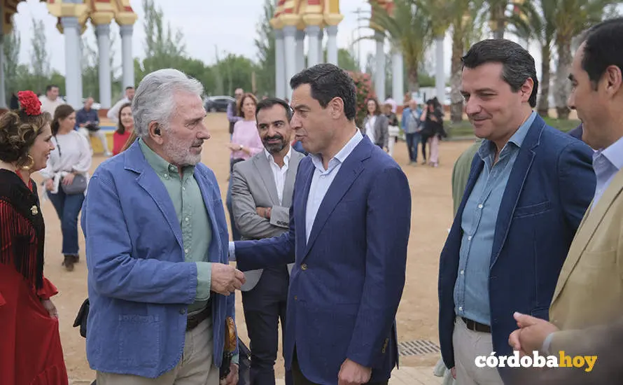 Juanma Moreno en la Feria 2023