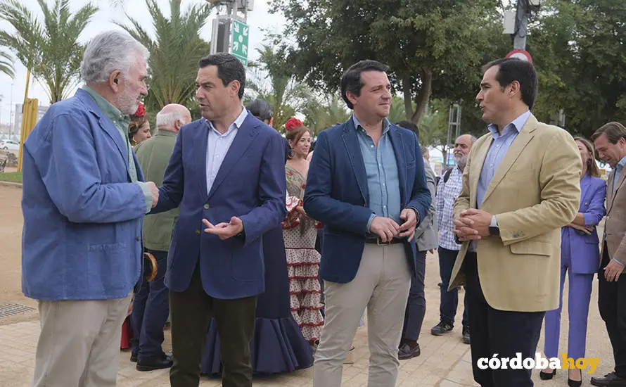 Juanma Moreno en la Feria 2023