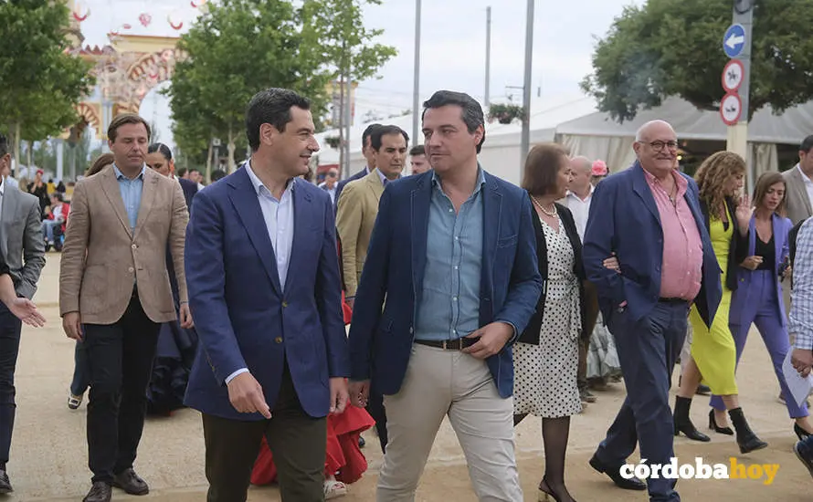Juanma Moreno en la Feria 2023