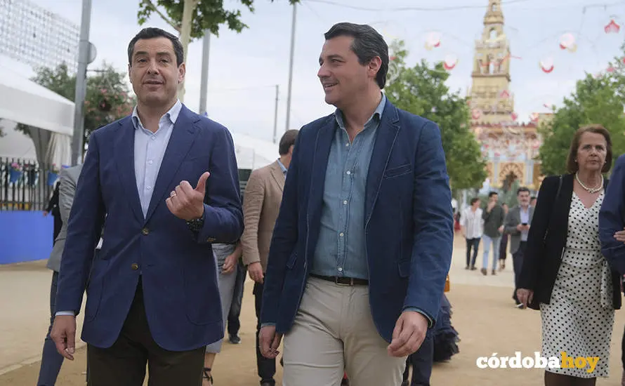 Juanma Moreno en la Feria 2023