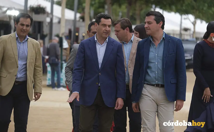 Juanma Moreno en la Feria 2023