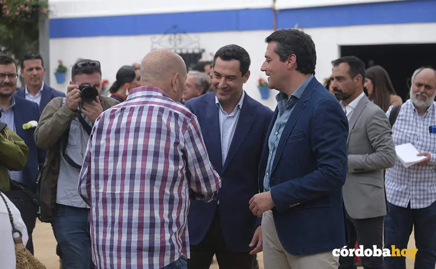 Juanma Moreno en la Feria 2023