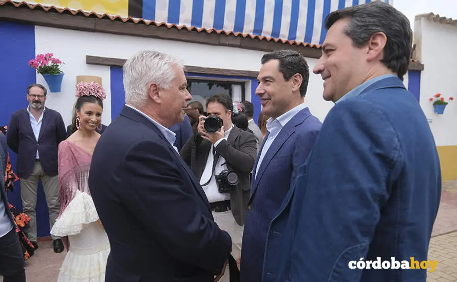 Juanma Moreno en la Feria 2023