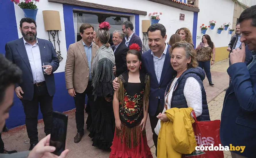 Juanma Moreno en la Feria 2023