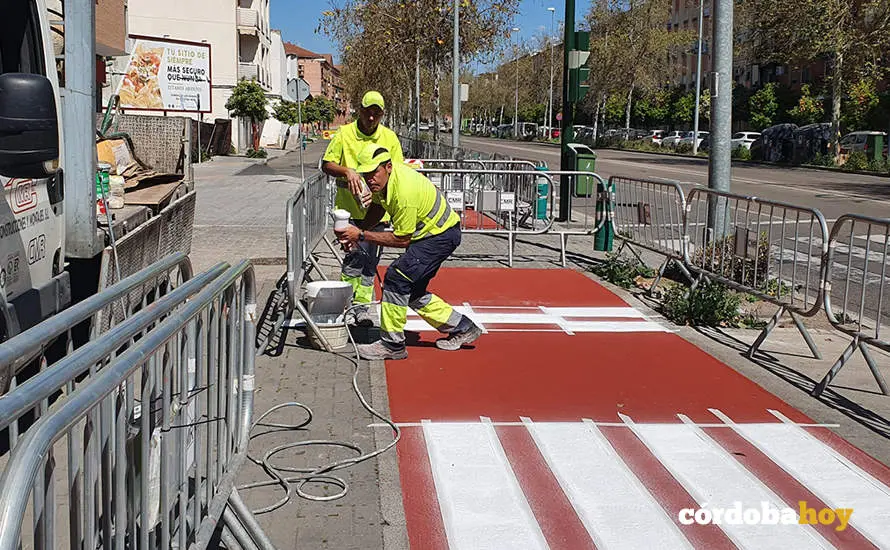 Ejecuci&oacute;n de carriles-bici en la capital cordobesa