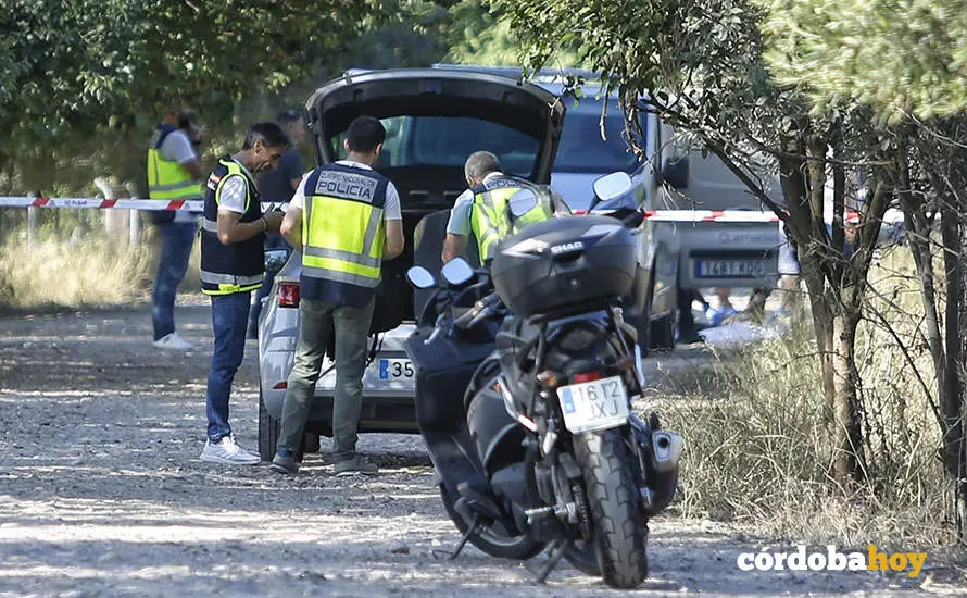 La Polic&iacute;a en el lugar de los hechos