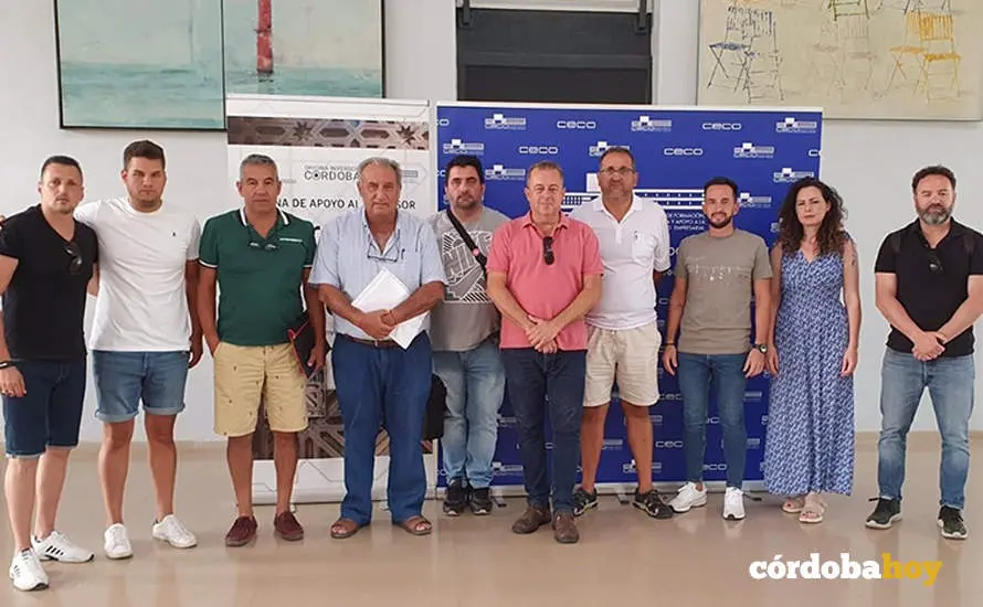 Representantes de CCOO y CTA en CECO para el convenio del aceite