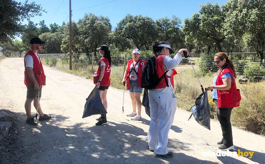 Actuaciones preventivas contra incendios de voluntarios de Cruz Roja