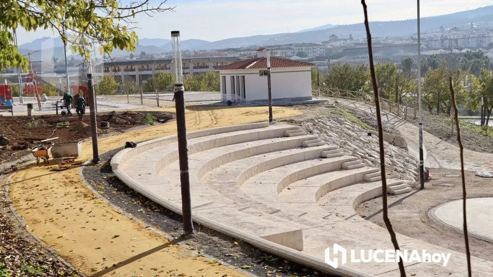 Obras en el Parque Europa de Lucena