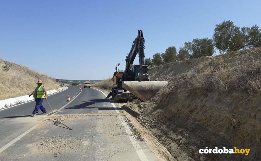 Obras de la Junta en carreteras de la provincia de Córdoba este verano