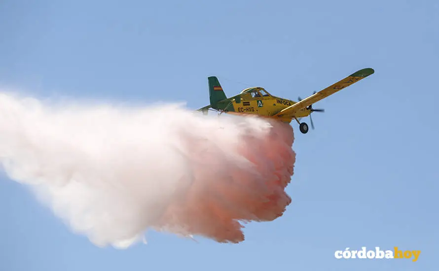 Incendio en el pol&iacute;gono de Chinales