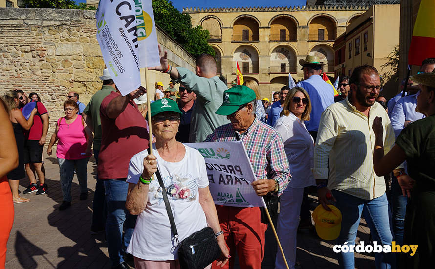 Protesta del campo ante la cumbre europea de Agricultura en Córdoba