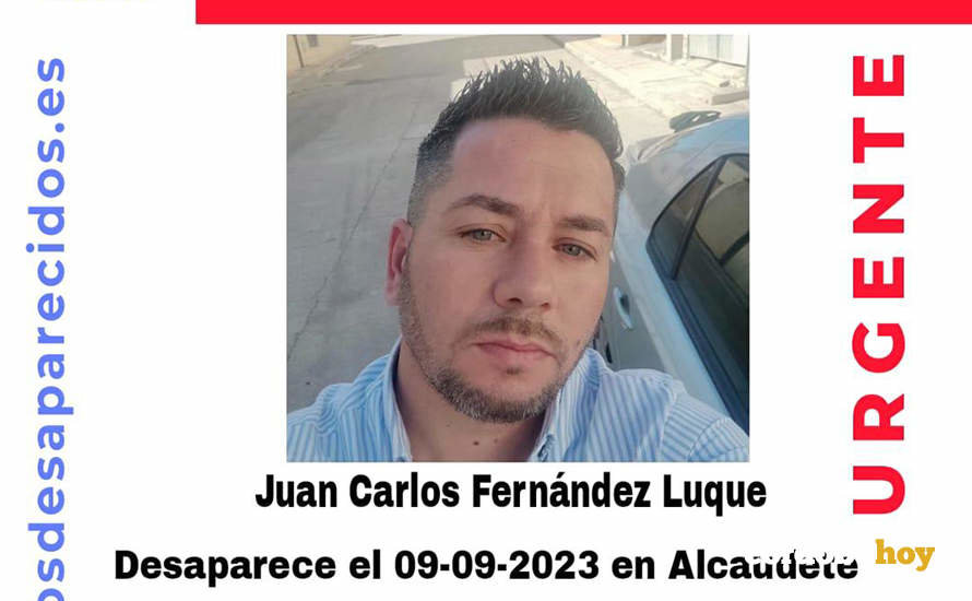 Hombre desaparecido en Santa Cruz de Córdoba