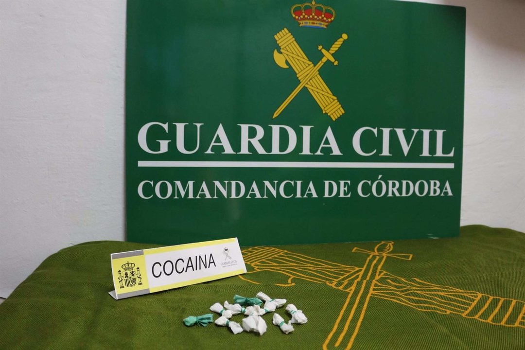 La cocaína incautada por la Guardia Civil en Cardeña