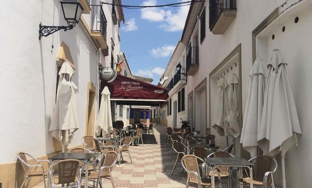 Captura de pantalla de la calle Miguel de Cervantes de Cañete de las Torres