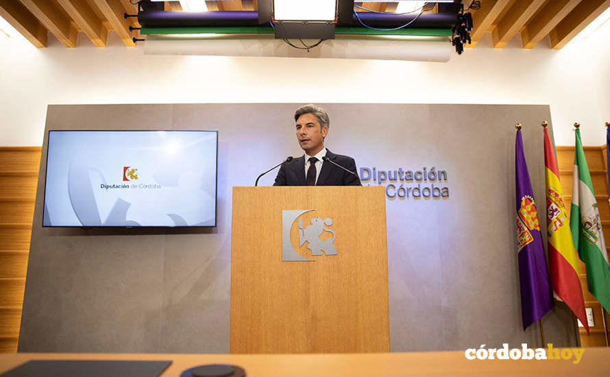 El vicepresidente primero de la Diputación y delegado de Infraestructuras, Sostenibilidad y Agricultura, Andrés Lorite