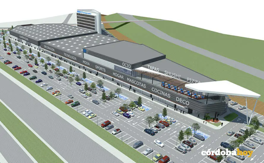 Infograf&iacute;a del proyecto que Mitiska REIM quiere ubicar en el Parque Comercial Rabanales 21